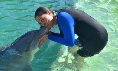 Dolphin Kiss in Miami